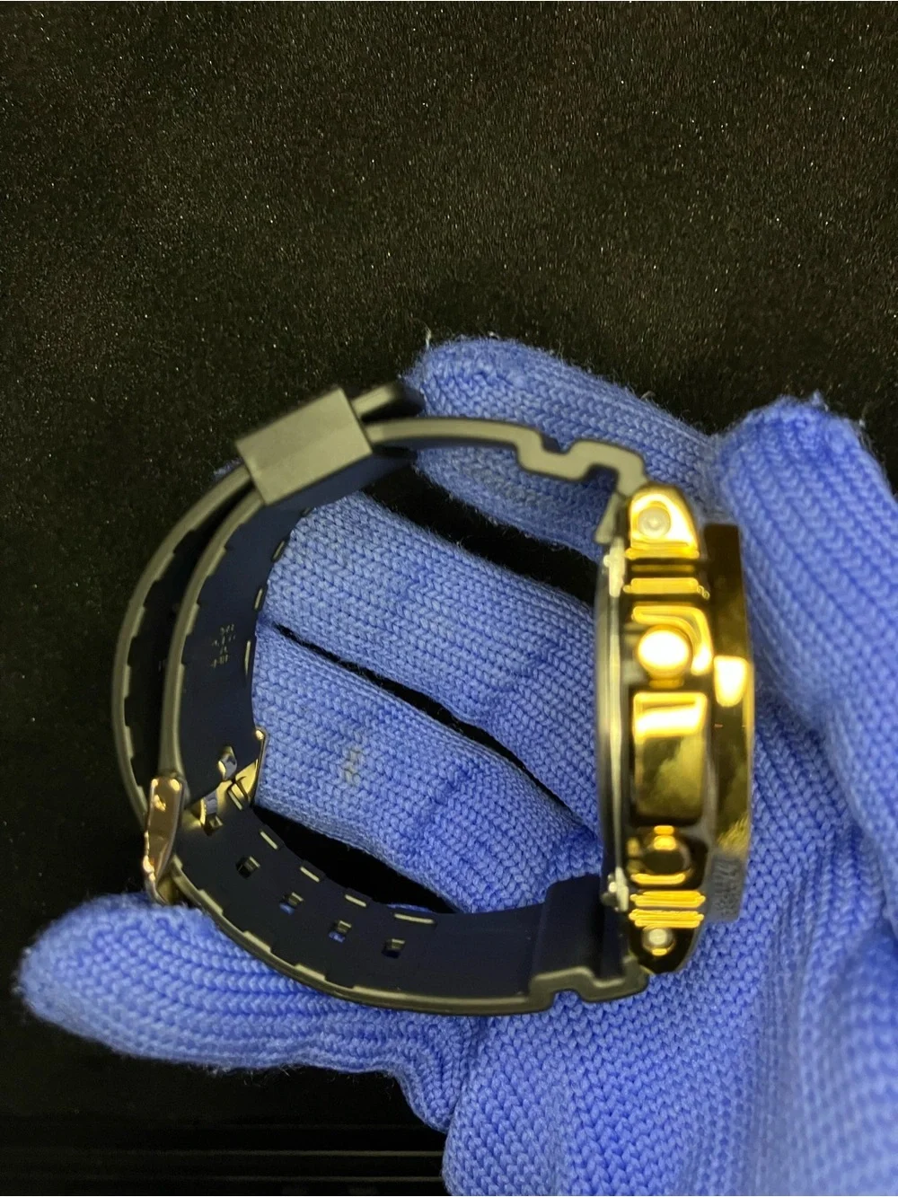 Custom G Shock Gold and Black Style Gm2100